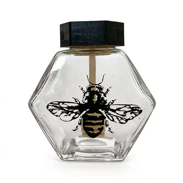 Glass Honey Jar