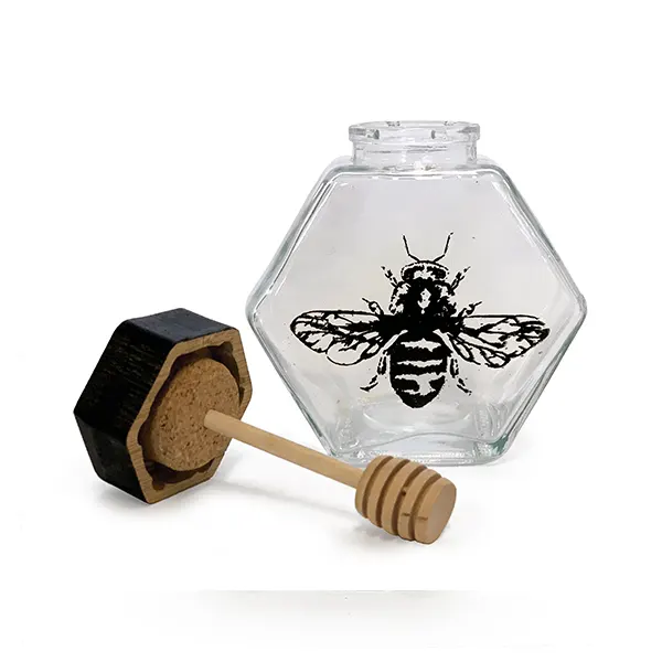 Glass Honey Jar