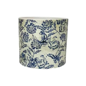 Stoneware Delft Ceramic Decorative Pot