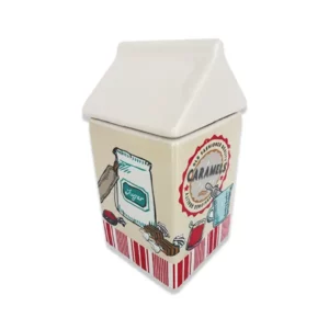 Crème Caramel Ceramic Storage Jar