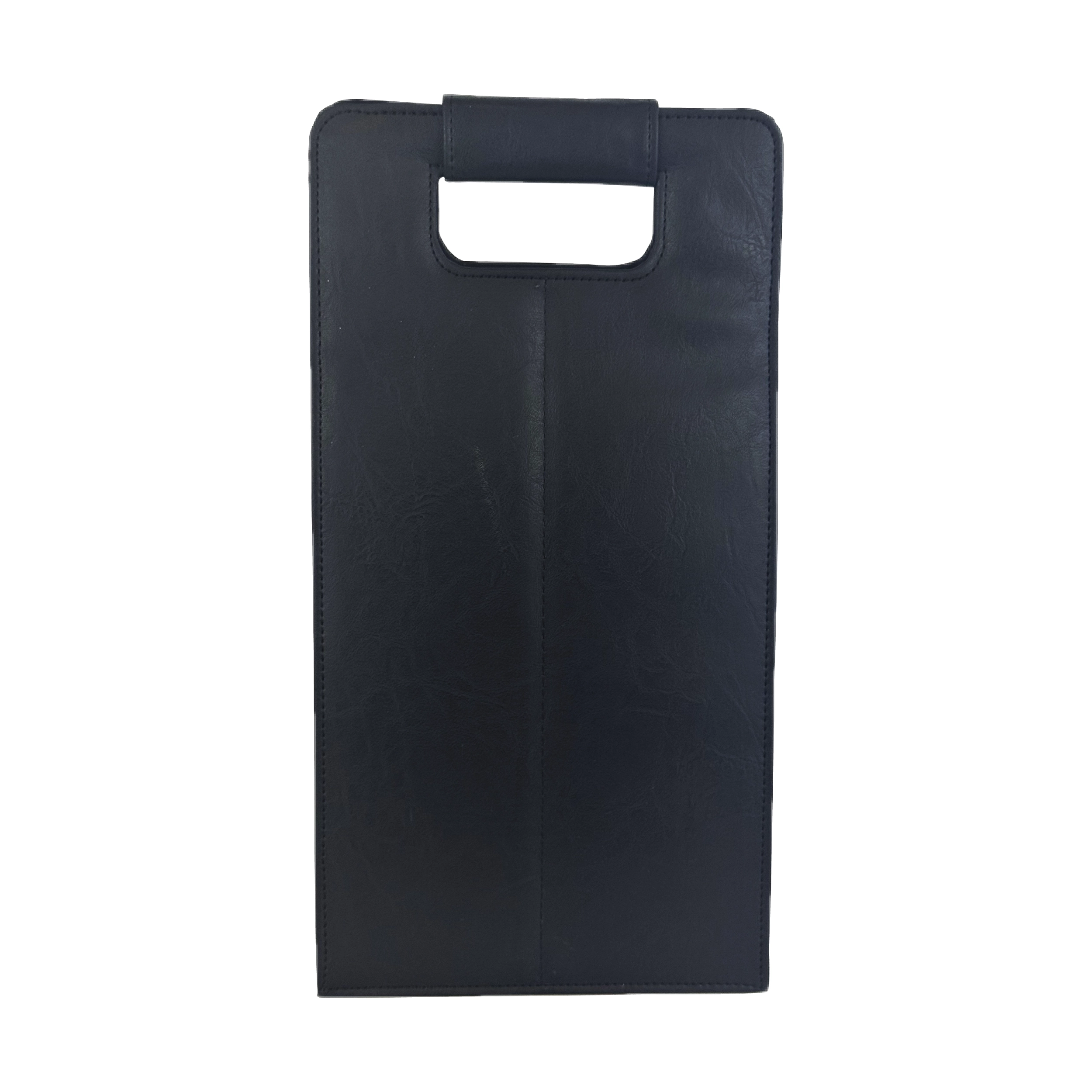 leather wine carrier bag